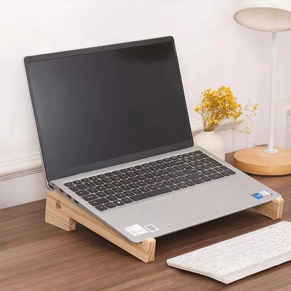 Bamboo Vertical Laptop Stand
