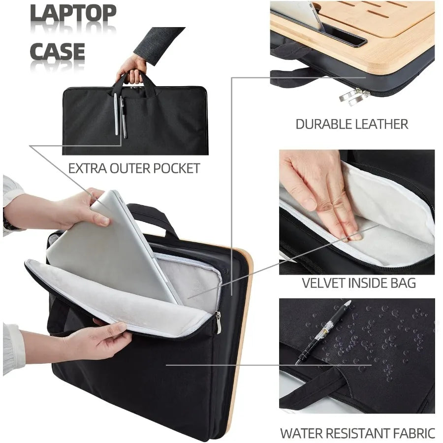 Portable Bamboo Lap Desk