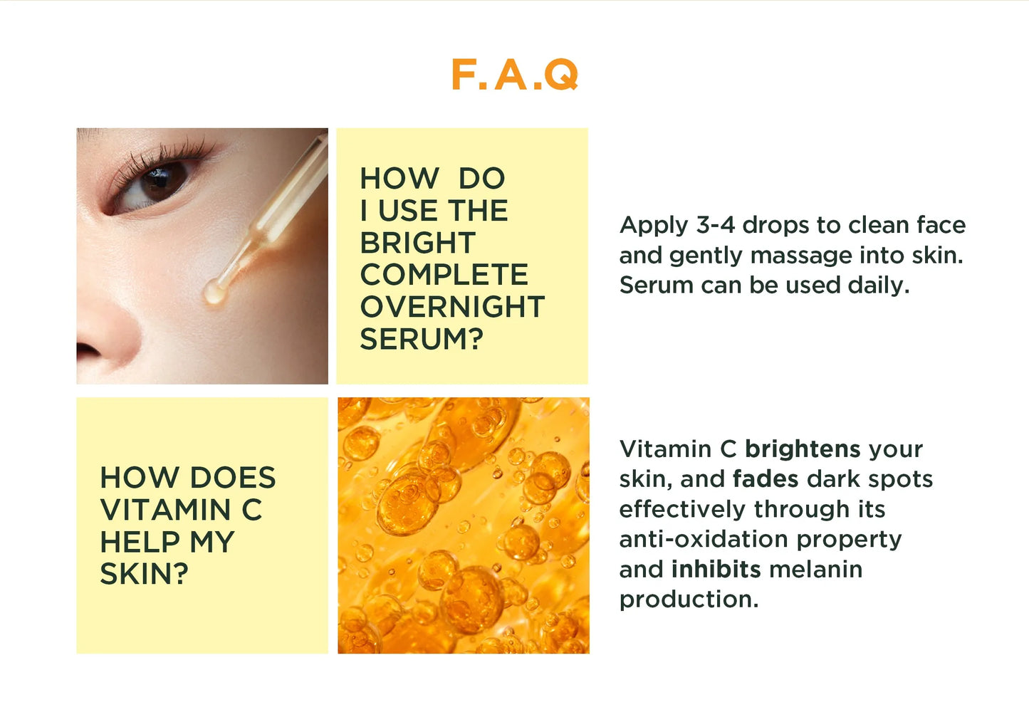 Vitamin C Whitening Serum – Pore Tightening & Blackhead Remover
