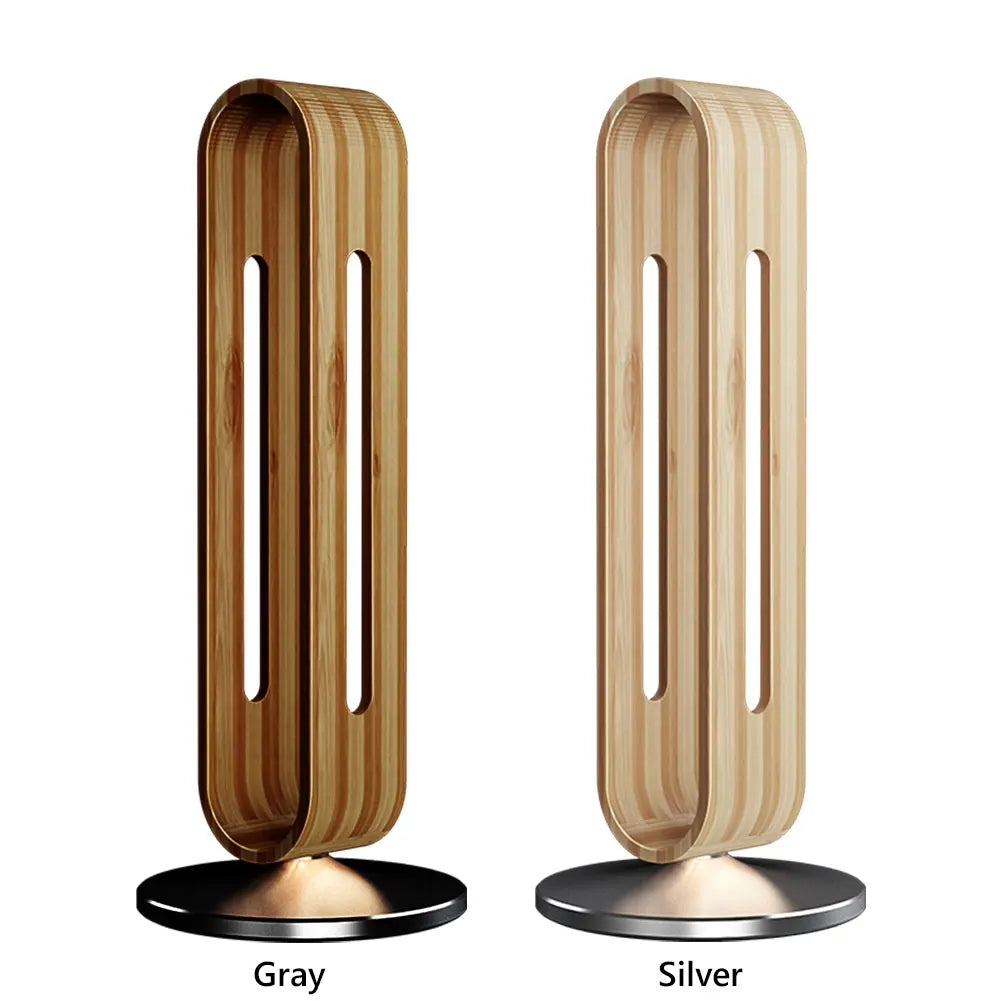 Bamboo Aluminum Headphone Stand