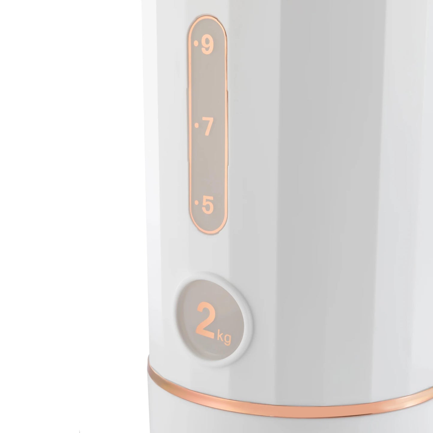 22lbs Slim Transparent Cereal Dispenser with Sloping Bottom