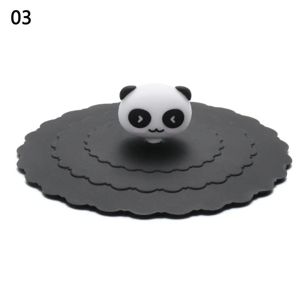 10cm Cute Cartoon Silicone Suction Cup Cover