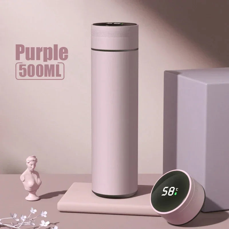 500ML Temperature Display Stainless Steel Thermos Cup