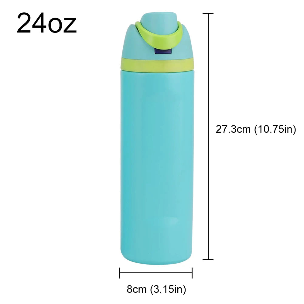 16–32oz Stainless Steel Insulated Sports Water Bottle