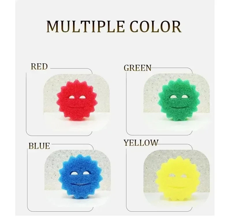 Reusable Smiley Face Dish Sponge