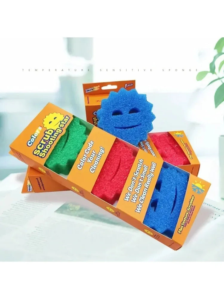Reusable Smiley Face Dish Sponge
