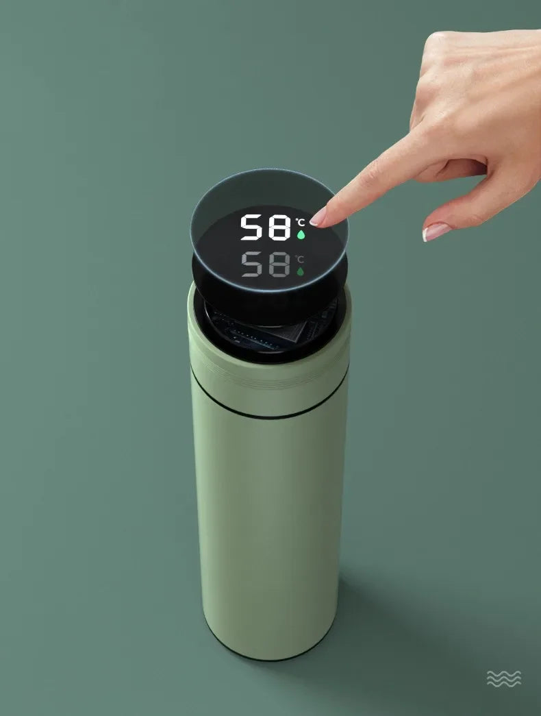 500ML Temperature Display Stainless Steel Thermos Cup