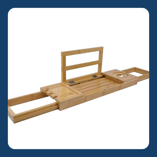 Bamboo Tub Tray Caddy