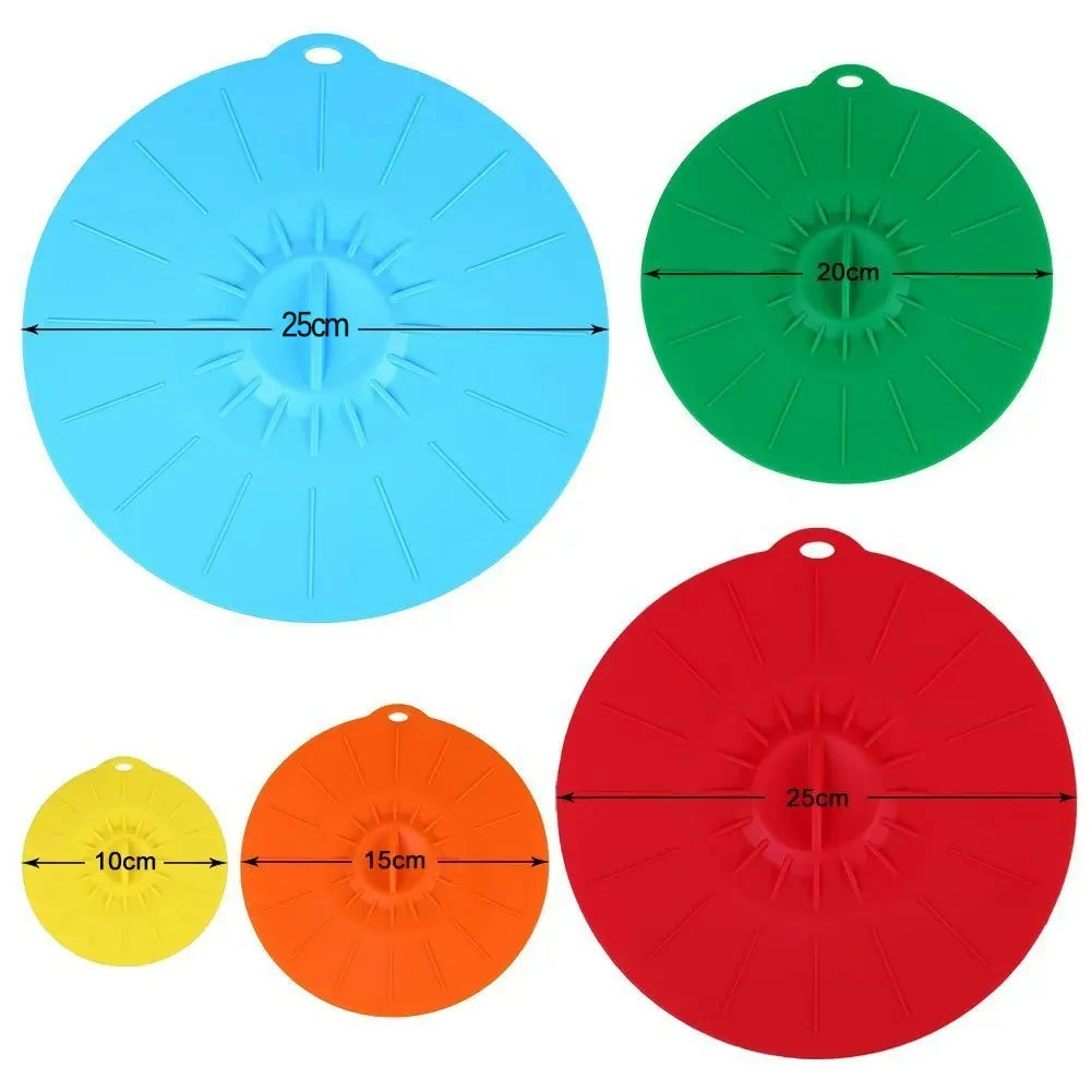 5pcs Eco-Friendly Reusable Food Storage Covers
