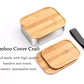 Wooden Lid Lunch Box