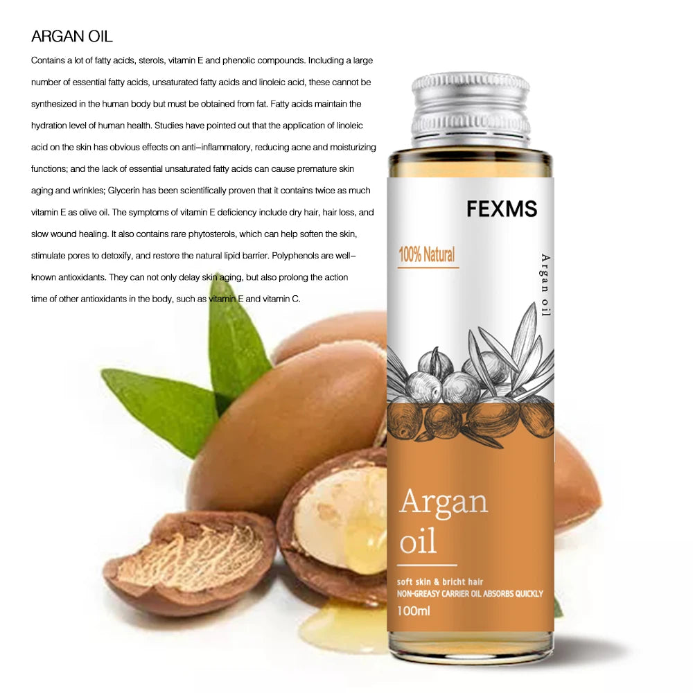 100% Pure Organic Argan Oil – Cold Pressed, Virgin, Multi-Purpose Beauty Oil