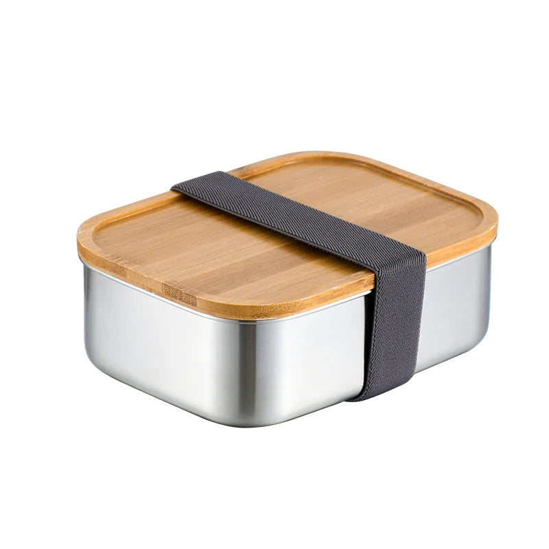 Wooden Lid Lunch Box