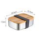 Wooden Lid Lunch Box