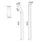 High Borosilicate Glass Straw Set – Reusable Eco-Friendly Straws with Brush