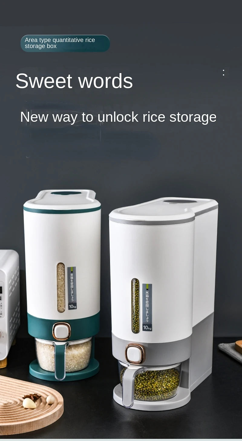 Large Capacity Japanese-Style Sealed Rice Storage Bucket
