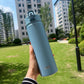 TYESO 600ml/750ml Stainless Steel Thermos Water Bottle with Straw