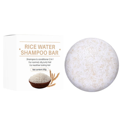 Organic Rice Shampoo Bar & Conditioning Soap