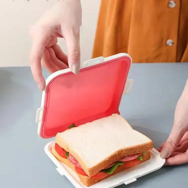 Reusable Silicone Sandwich Box