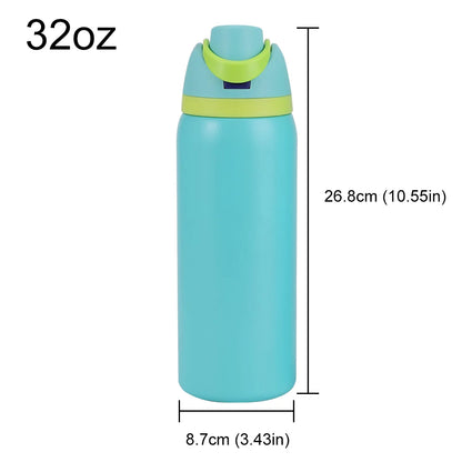 16–32oz Stainless Steel Insulated Sports Water Bottle
