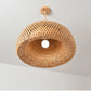 Bamboo Rattan Pendant Light – Handwoven Hanging Ceiling Lamp