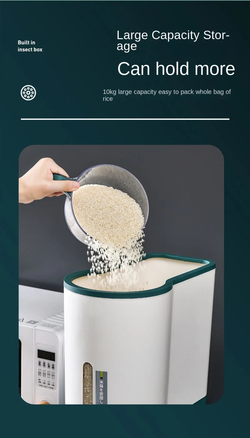 Large Capacity Japanese-Style Sealed Rice Storage Bucket