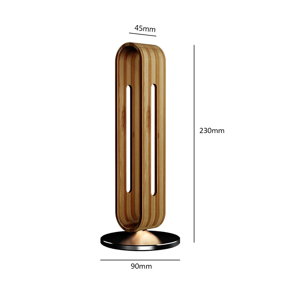 Bamboo Aluminum Headphone Stand
