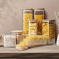 2/4pcs 540ml/1000ml Glass Food Storage Jars with Bamboo Lids