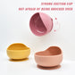 Silicone Baby Snail Bowl with Sucker & Spoon Feeding Set