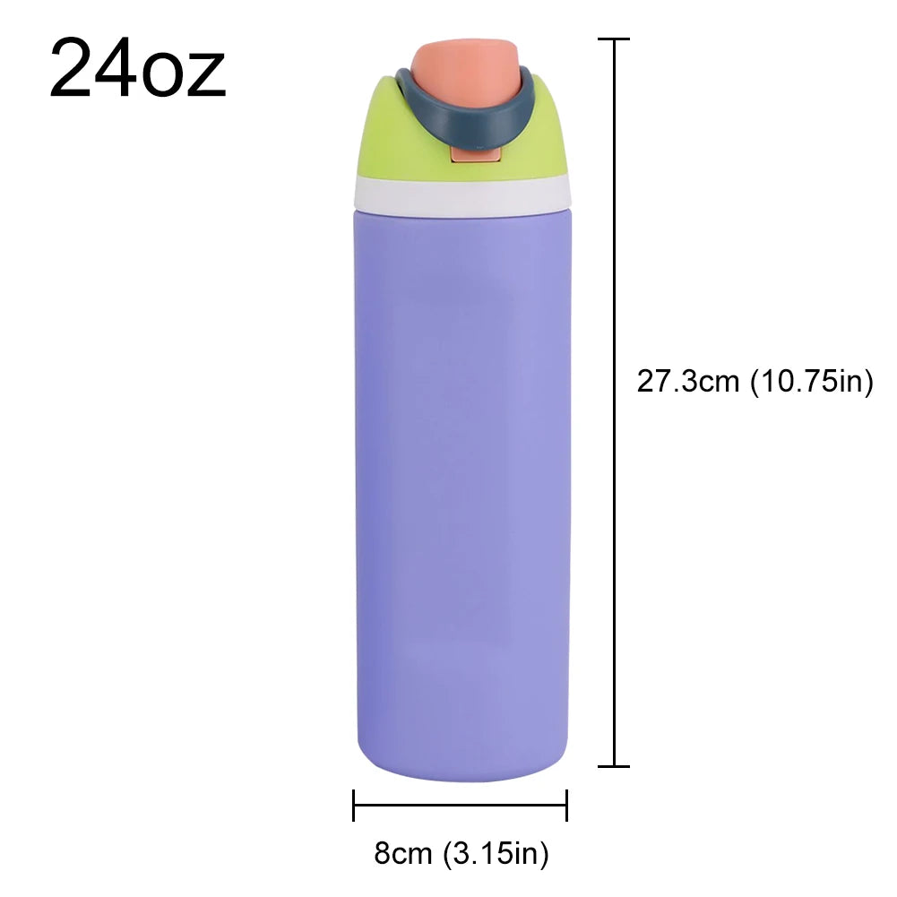 16–32oz Stainless Steel Insulated Sports Water Bottle