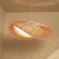 Bamboo Rattan Pendant Light – Handwoven Hanging Ceiling Lamp