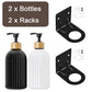 1/2PCS 500ml Refillable Soap Dispenser with Bamboo Pump
