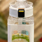 700ml White Sports Water Bottle with Sippy Lid