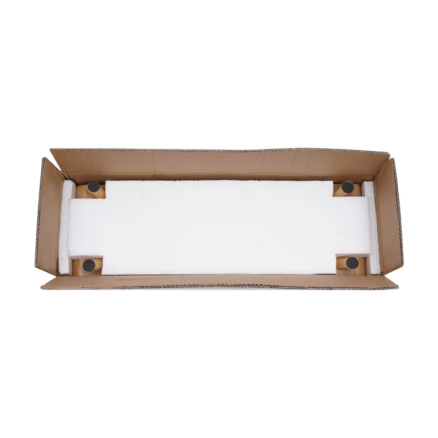 Bamboo Monitor Stand Riser with Drawer