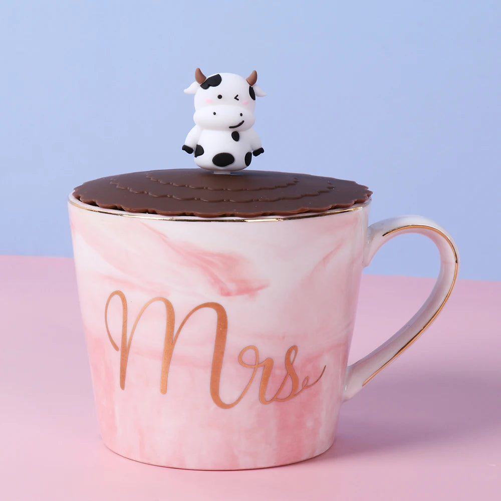 10cm Cute Cartoon Silicone Suction Cup Cover