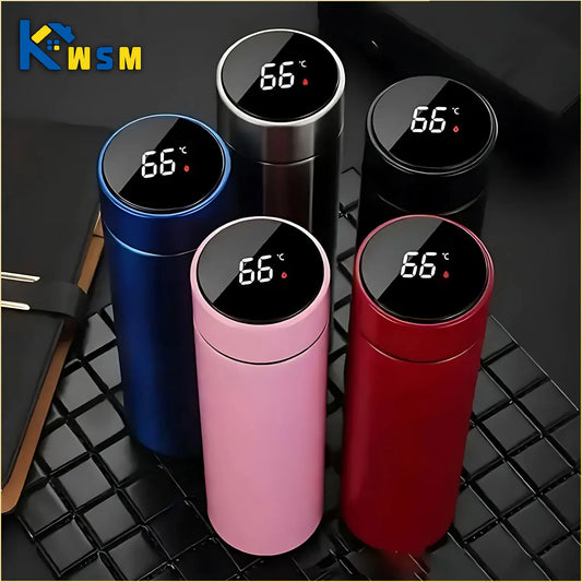 500ML Temperature Display Stainless Steel Thermos Cup