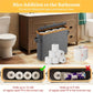 Bamboo Toilet Paper Holder with Lid