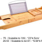 Bamboo Bathtub Caddy Tray