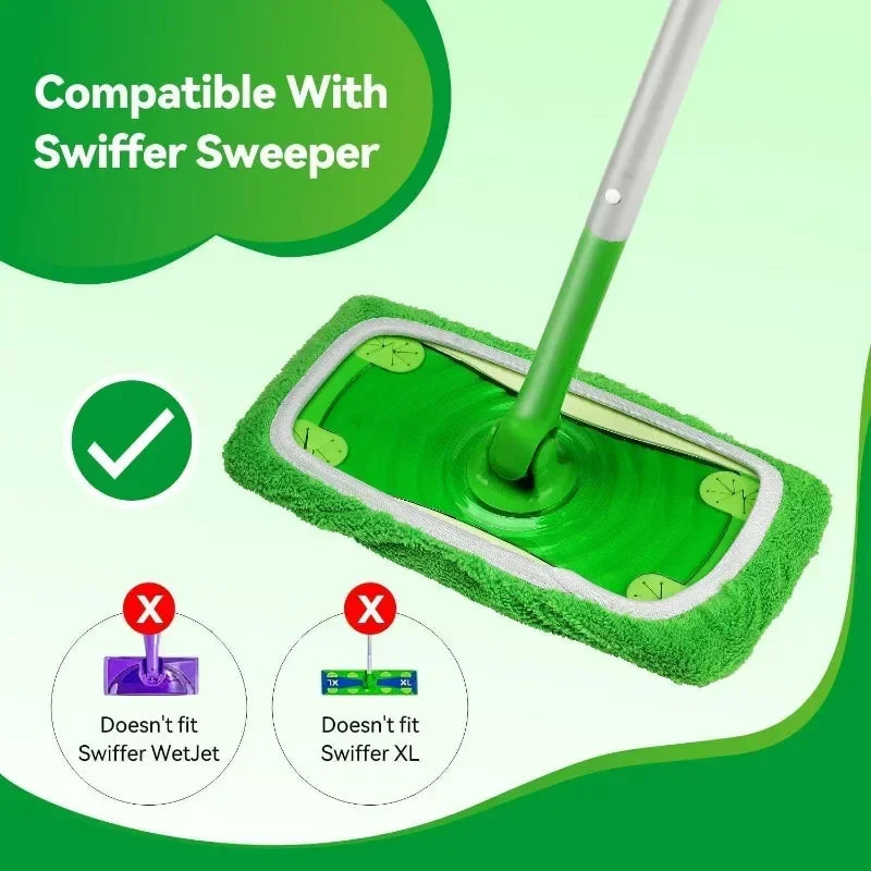Reusable Microfiber Mop Pads