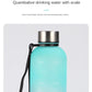 1L Motivational Sports Water Bottle with Time Marker