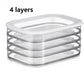 Stackable Meat Storage Container with Lid for Fridge