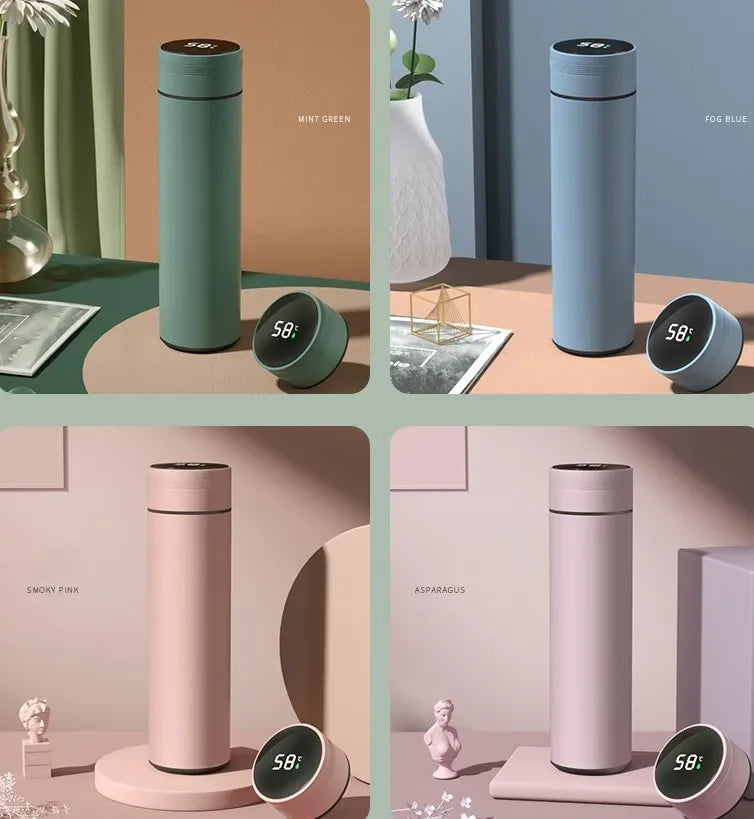 500ML Temperature Display Stainless Steel Thermos Cup
