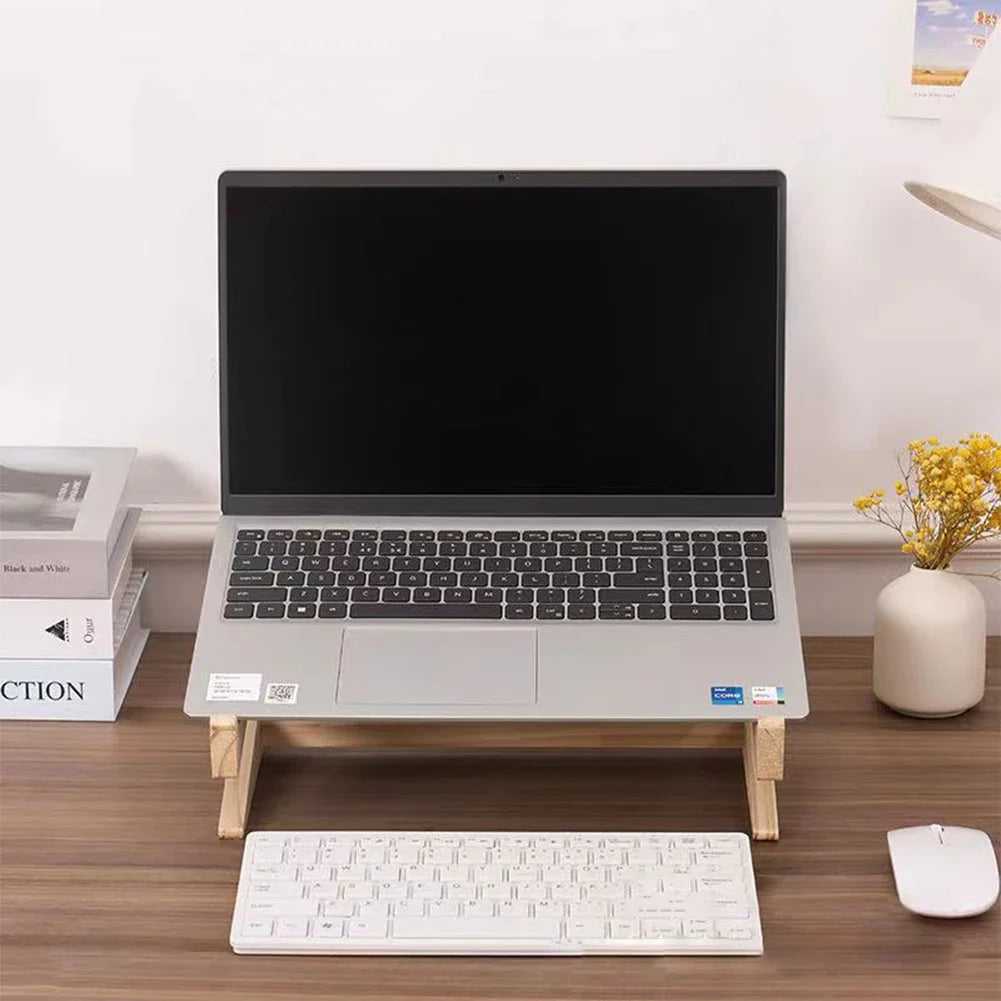 Bamboo Vertical Laptop Stand