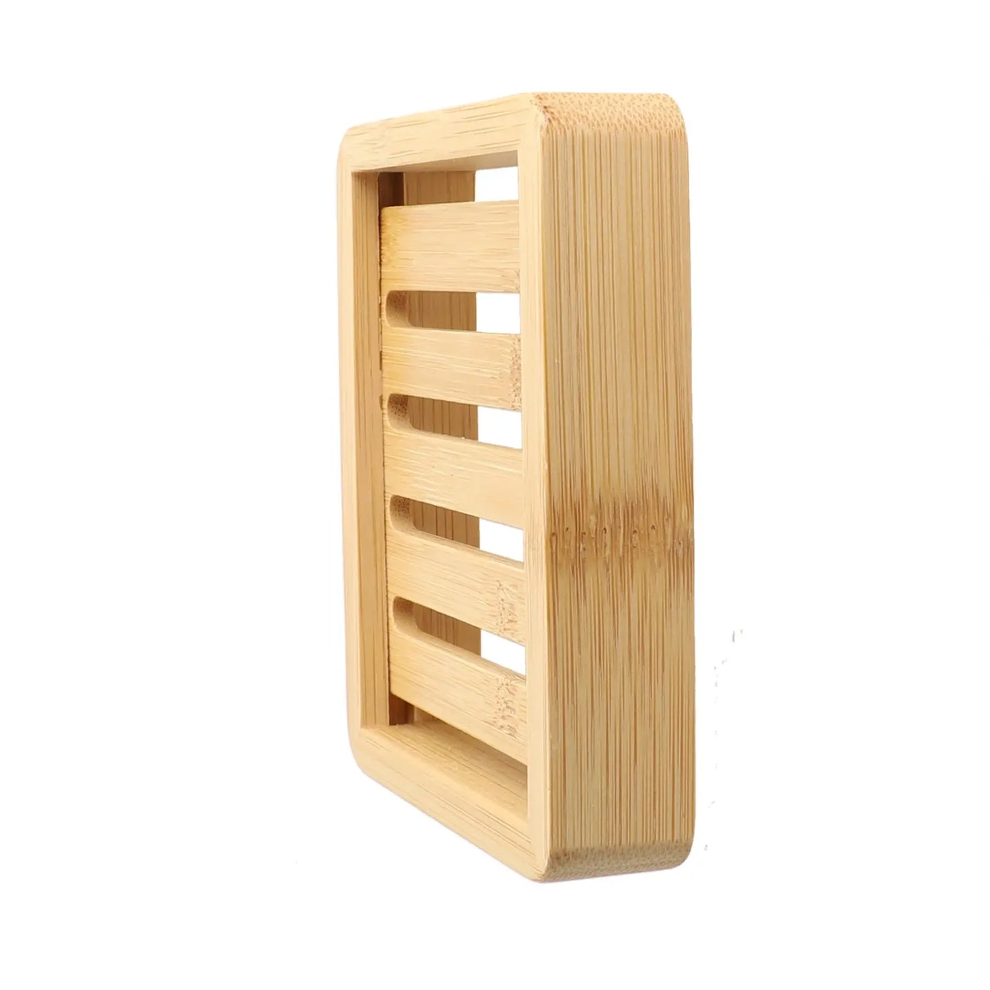 2PCS Bamboo Soap Dish Tray