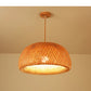 Bamboo Rattan Pendant Light – Handwoven Hanging Ceiling Lamp