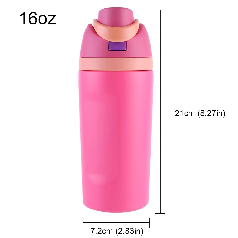 16–32oz Stainless Steel Insulated Sports Water Bottle