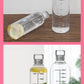 Large Capacity Glass Water Bottle with Time Marker