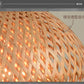 Bamboo Rattan Pendant Light – Handwoven Hanging Ceiling Lamp