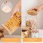 2/4pcs 540ml/1000ml Glass Food Storage Jars with Bamboo Lids