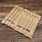 10PCS Bamboo Toothbrush Set