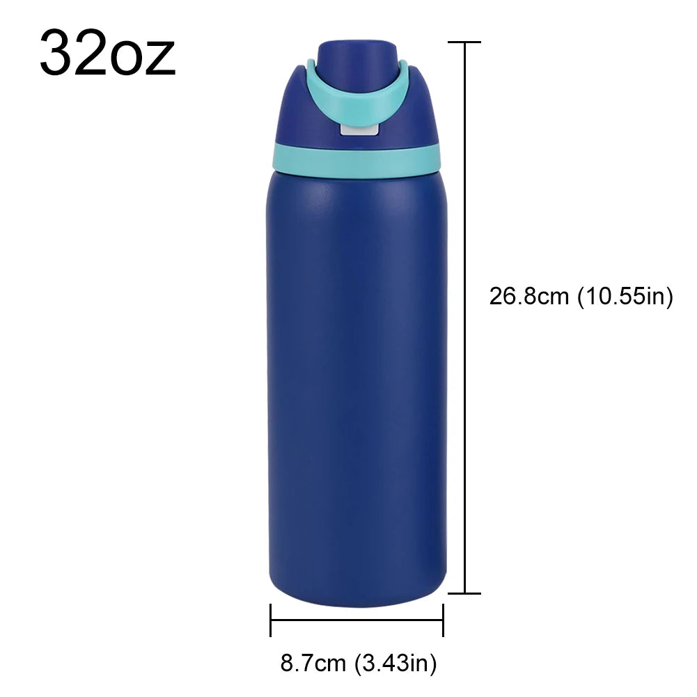 16–32oz Stainless Steel Insulated Sports Water Bottle